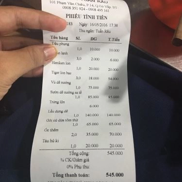 Tổng hợp- Quán Ăn Quán Tuấn Râu - Đặc Sản Bò & Dê