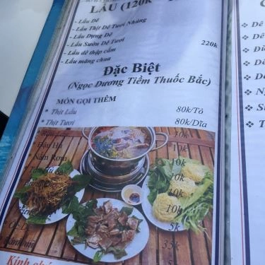 Thực đơn- Quán Ăn Lẩu Dê 34