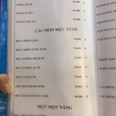 Thực đơn- Quán Ăn Lẩu Dê 404 - Lê Trọng Tấn