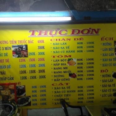 Thực đơn- Quán Ăn Lẩu Dê 44 - Bình Tiên