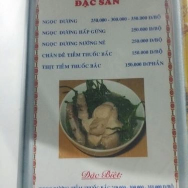 Thực đơn- Quán Ăn Lẩu Dê Bình Dương - Đường Số 27