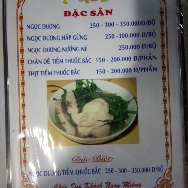 Thực đơn- Quán Ăn Lẩu Dê Bình Dương - Đường Số 27