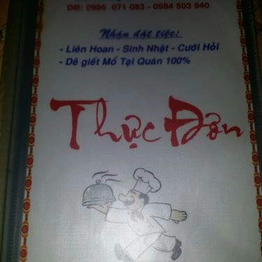 Thực đơn- Quán Ăn Lẩu Dê Bình Dương - Đường Số 27