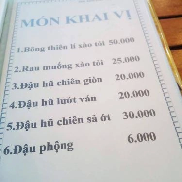 Thực đơn- Quán Ăn Lẩu Dê Cường Phát
