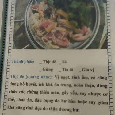 Thực đơn- Quán Ăn Lẩu Dê Cường Phát