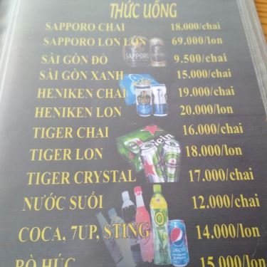 Thực đơn- Nhà Hàng Lẩu Dê Đồng Hương 7