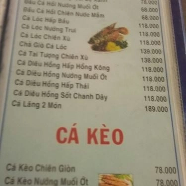 Thực đơn- Quán Ăn Lẩu Dê Lộc Phát - Ung Văn Khiêm