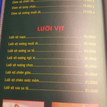 Thực đơn- Quán Ăn Lẩu Dê Mỹ Vị