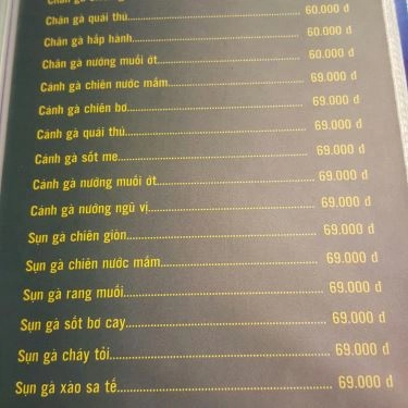Thực đơn- Quán Ăn Lẩu Dê Mỹ Vị