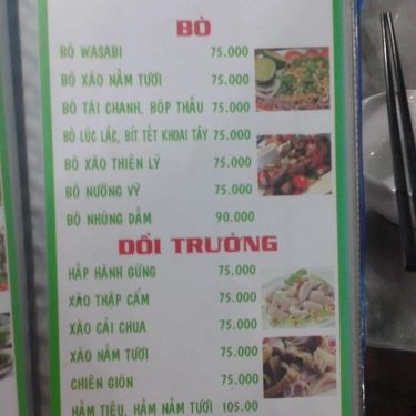Thực đơn- Quán Ăn Lẩu Dê Nồi Đất - Trần Xuân Soạn