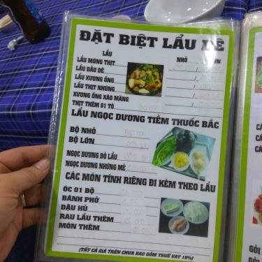 Thực đơn- Quán Ăn Lẩu Dê Núi Ngự