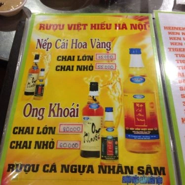 Thực đơn- Quán Ăn Lẩu Dê Núi Ngự - Lý Phục Man