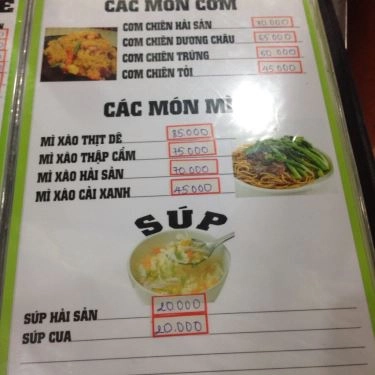 Thực đơn- Quán Ăn Lẩu Dê Núi Ngự - Lý Phục Man