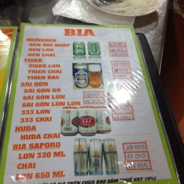 Thực đơn- Quán Ăn Lẩu Dê Núi Ngự - Lý Phục Man