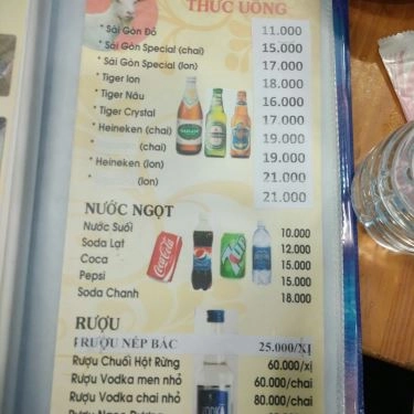 Thực đơn- Quán Ăn Lẩu Dê Q7