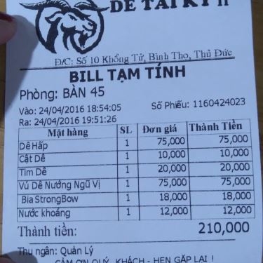 Món ăn- Quán Ăn Lẩu Dê Tài Ký 2 - Khổng Tử
