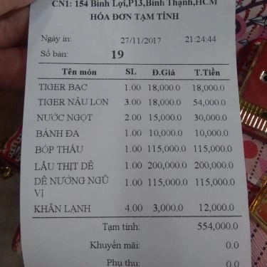 Tổng hợp- Quán Ăn Lẩu Dê Tài Ký 2 - Phan Xích Long