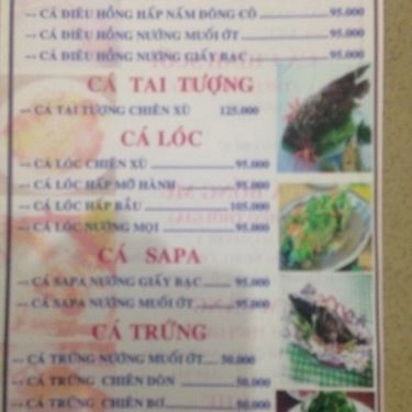 Thực đơn- Quán Ăn Lẩu Dê Toàn Trí - Nguyễn Hữu Thọ