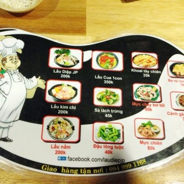 Thực đơn- Quán Ăn Lẩu Diệp JP