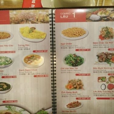 Thực đơn- Quán Ăn Lẩu Đức Trọc - Dịch Vọng Hậu
