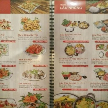 Thực đơn- Quán Ăn Lẩu Đức Trọc - Dịch Vọng Hậu