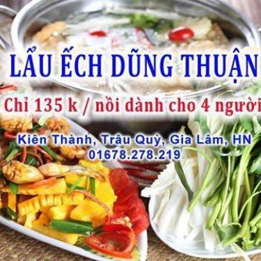 Thực đơn- Quán Ăn Dũng Thuận - Lẩu Ếch