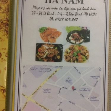 Thực đơn- Quán Ăn Lẩu Hà Nam - Quán Nhậu