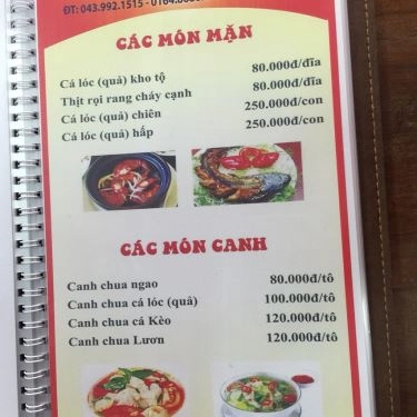 Thực đơn- Nhà Hàng Lẩu Mắm Bà Sáu