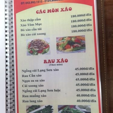 Thực đơn- Nhà Hàng Lẩu Mắm Bà Sáu