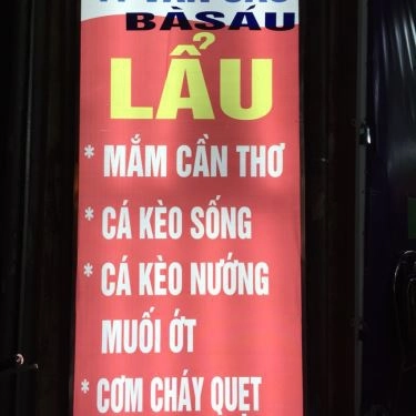 Thực đơn- Nhà Hàng Lẩu Mắm Bà Sáu