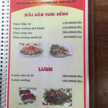 Thực đơn- Nhà Hàng Lẩu Mắm Bà Sáu