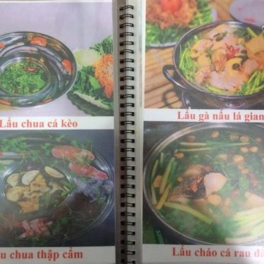 Thực đơn- Quán Ăn Lẩu Mắm Bà Thành Cần Thơ - Trương Định
