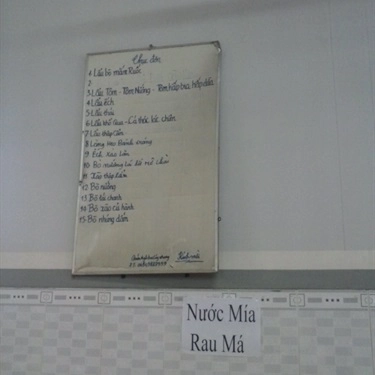 Thực đơn- Quán Ăn Lẩu Bò Mắm Ruốc - 30 Tháng 4