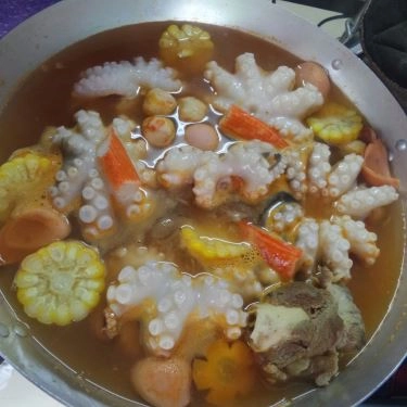 Món ăn- Quán Ăn Lẩu Mực Cay Khổng Lồ 169k