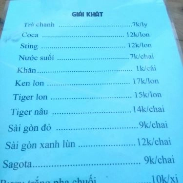 Thực đơn- Quán Ăn Lẩu Mực Cay Khổng Lồ 169k
