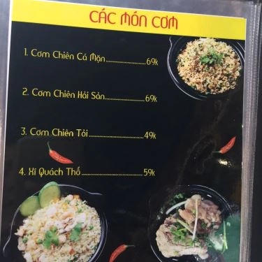 Thực đơn- Quán Ăn Lẩu Nung - Trương Vĩnh Ký