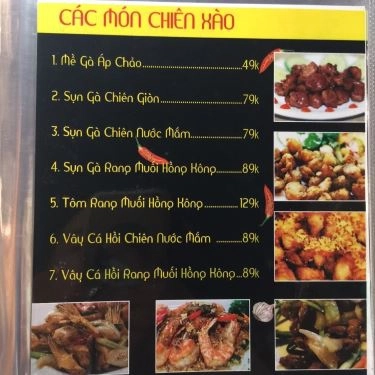 Thực đơn- Quán Ăn Lẩu Nung - Trương Vĩnh Ký