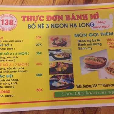 Thực đơn- Bánh Mì Hạ Long - Bánh Mì Bò Né 3 Ngon