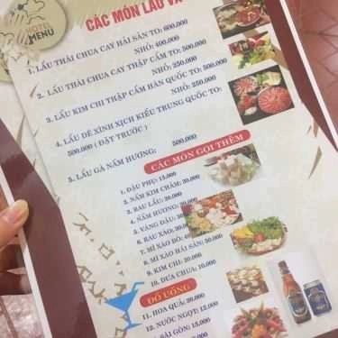 Thực đơn- Lẩu Nướng 9X - Hải Long