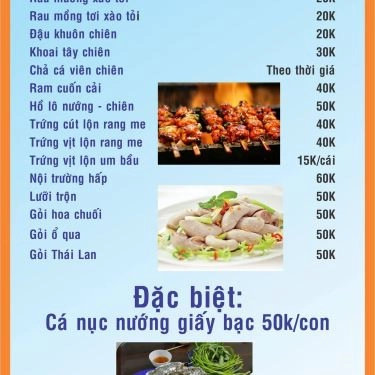Thực đơn- Quán Ăn Lẩu Nướng Bé Út