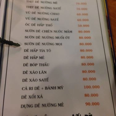 Thực đơn- Quán Ăn Lẩu & Nướng Leng Keng
