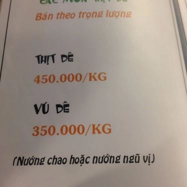 Thực đơn- Quán Ăn Lẩu & Nướng Leng Keng