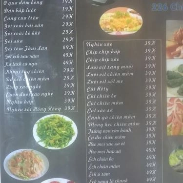 Thực đơn- Quán Ăn Lẩu Nướng Lyn