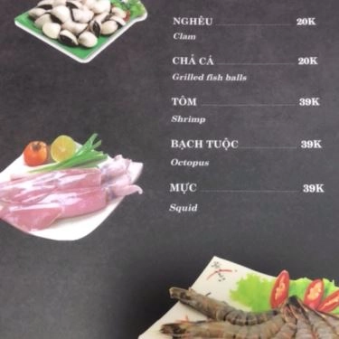 Thực đơn- Quán Ăn Lẩu Nướng Nhà Hường Phát