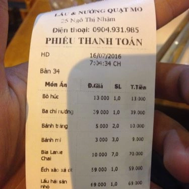 Tổng hợp- Quán Ăn Lẩu & Nướng Quạt Mo