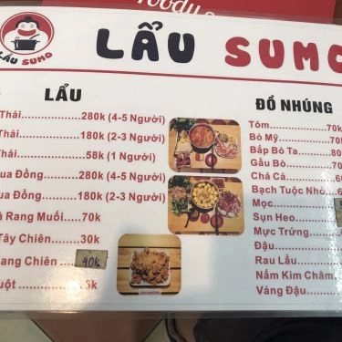 Thực đơn- Quán Ăn Lẩu Sumo - Lẩu Thái