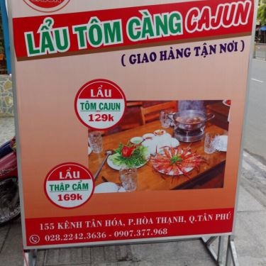 Thực đơn- Nhà Hàng Lẩu Tôm Càng Cajun