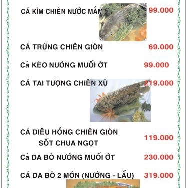 Thực đơn- Quán Ăn Lẩu Xanh Quán - Hải Sản Tươi Sống