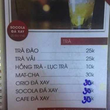 Thực đơn- Quán Ăn Lavender - Mì Cay & Trà Sữa