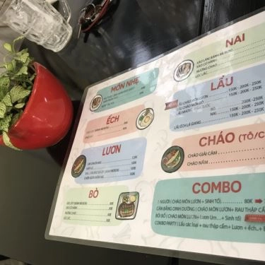 Thực đơn- Quán Ăn Lavi - Lẩu Cháo Môn Lươn